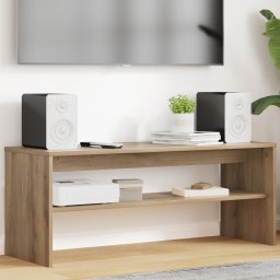 vidaXL TV-kast 100 x 35 x 40 cm Artisan Eiken Bewerkt hout