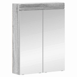 vidaXL Badkamermeubelset TULUM 4 st Grijs Sonoma 60 x 34 x 63 cm