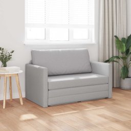 vidaXL Slaapbank Wolkengrijs 124 x 71 x 78 cm Stof