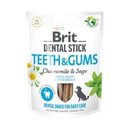 3x251g (7st) Brit Dental Stick voor tanden en tandvlees met kamille en salie hondensnacks
