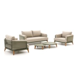 + 15% kassakorting | Bellagio Esenta stoel-bank loungeset 5-delig - Laagste prijsgarantie!