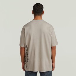 Stencil Relaxed T-Shirt - Zwart - Heren