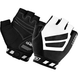GripGrab - Maat S - WorldCup Padded Korte Vinger Zomer Fietshandschoenen - Zwart/Wit - Unisex
