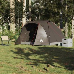 vidaXL Vistent 2-persoons waterdicht bruin