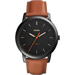 Fossil Zwart Mannen Horloge FS5305 - 44 mm