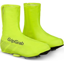 GripGrab - Maat XS (36/37) - Ride Waterdichte Race Fiets Overschoenen Wielren Regen Fietsoverschoenen - Geel Hi-Vis - Unisex