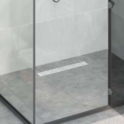 vidaXL Doucheafvoer Lijnontwerp met 360° Sifon zilver 50 cm