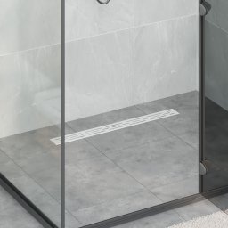 vidaXL Doucheafvoer Lijnontwerp met 360° Sifon zilver 70 cm