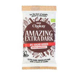 Chokay Amazing Extra Dark Chocolate Bar