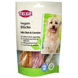 Voordeelpakket: 6x 100g Trixie Vegan Sticks met fruit & groenten hondensnacks