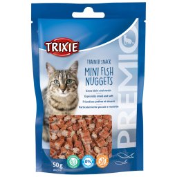 50g Trixie PREMIO Trainer Snack Mini Vis Nuggets kattensnacks