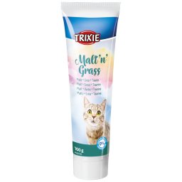 100g Trixie Malt'n'Grass mout + gras + taurine kattensnack