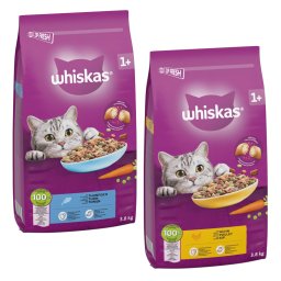 2x3,8kg Kip & tonijn Whiskas Kattenvoer