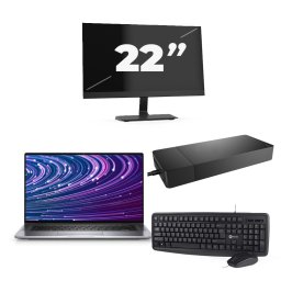 Dell Latitude 9520 - Intel Core i7-11e Generatie - 15 inch - 16GB RAM - 256GB SSD - Windows 11 Home + 1x 22 inch Monitor