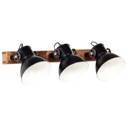 vidaXL Wandlamp industrieel E27 65x25 cm zwart