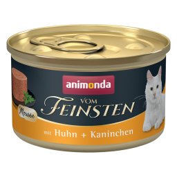 12 x 85 g Kip & Konijn Adult animonda Vom Feinsten Kattenvoer