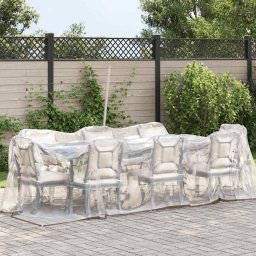 vidaXL Doorzichtig zeildoek met zeilringen 2x5 m polyethyleen
