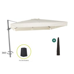 + 15% kassakorting | Shadowline Miami zweefparasol 300x300cm - Laagste prijsgarantie!