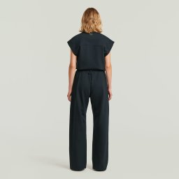 Soft Sculpt Jumpsuit - Donkerblauw - Dames
