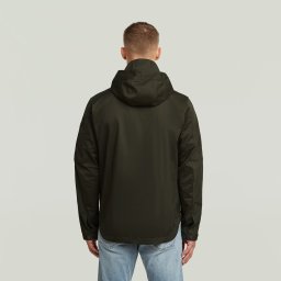 Batt Hooded Overshirt - Donkerblauw - Heren