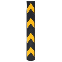 vidaXL Hoekbeschermers reflecterend 80 cm rubber 10 st