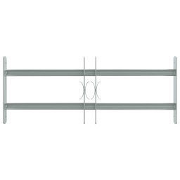 vidaXL Raammazen 500-650 mm Gegalvaniseerd staal Zilverkleurig