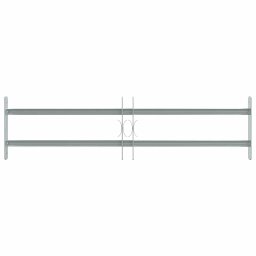 vidaXL Raammazen 700-1050 mm Gegalvaniseerd staal Zilverkleurig