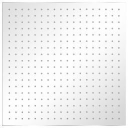 vidaXL Regendouchekop roestvrij staal 50x50 cm vierkant
