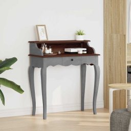 vidaXL Schrijftafel 80x40x92 cm massief mahoniehout