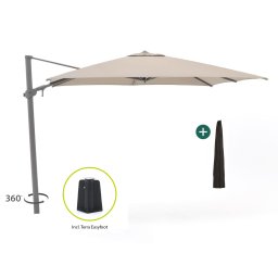 + 15% kassakorting | Shadowline Austin zweefparasol 300x300cm - Laagste prijsgarantie!