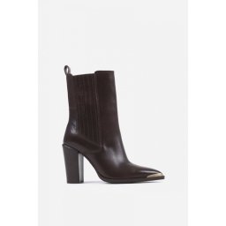 BRONX - maat 40- New-americana Dames Enkellaars - Bruin