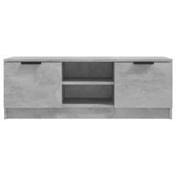 vidaXL Tv-meubel 102x35x36,5 cm bewerkt hout betongrijs