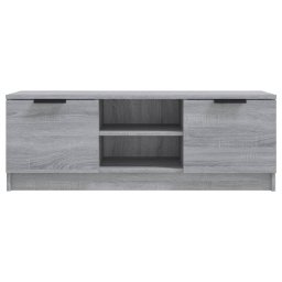 vidaXL Tv-meubel 102x35x36,5 cm bewerkt hout grijs sonoma eikenkleurig