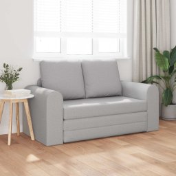 vidaXL Slaapbank Wolkengrijs 148 x 71 x 83 cm Stof