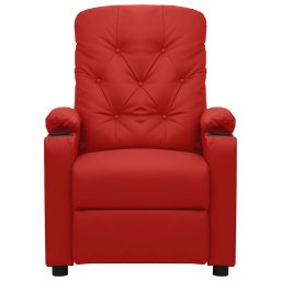 vidaXL Massagestoel kunstleer wijnrood