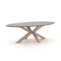 + 15% kassakorting | Bellagio Induno Ellips dining tuintafel 240x120cm - Laagste prijsgarantie!
