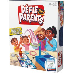 Versla je ouders! Editie 2025 met nieuwe uitdagingen en kaarten, vriendschappelijk familiespel, leuke activiteit voor kinderen, volwassenen en spelletjesavond met het hele gezin, 4-8 spelers