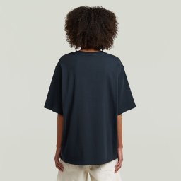 Relaxed T-Shirt - Donkerblauw - Dames