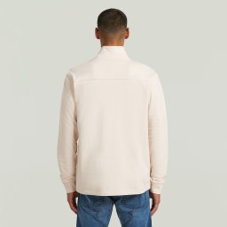 Tweeter Half Zip Longsleeve - Wit - Heren
