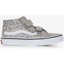Schoenen Vans Sk8-mid Leopard V- Baby Beige/zilver Unisex 27