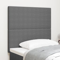 vidaXL Hoofdbord Lichtgrijs 90 cm Katoen Stof