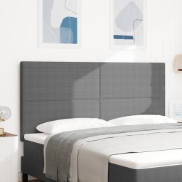 vidaXL Hoofdbord Lichtgrijs 180 cm Katoen Stof