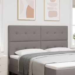 vidaXL in hoogte verstelbaar hoofdbord Taupe 180 cm Stof