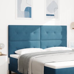 vidaXL Hoofdbord Donkerblauw 180 cm Fluweel
