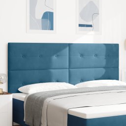 vidaXL Hoofdbord Donkerblauw 200 cm Fluweel