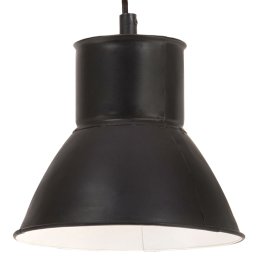 vidaXL Hanglamp rond 25 W E27 17 cm zwart