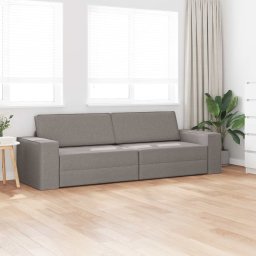vidaXL Slaapbank Taupe 245 x 78 x 77 cm Stof