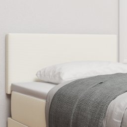 vidaXL Hoofdbord Crème 100 cm Katoen Stof