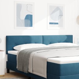 vidaXL Hoofdbord Donkerblauw 180 cm Fluweel