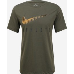 Nike - Maat XXL Peformance Dry Tee Heren Sportshirt - Cargo Khaki